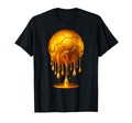 Gold Soccer Ball Dripping Gold T-Shirt - Aesthetic Graphic Men Women - T-Shirt, Sweatshirt, Hoodie
