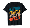 Son Brother Gamer Legend Video Game T-Shirt - Fun Novelty Design Unisex - T-Shirt, Sweatshirt, Hoodie