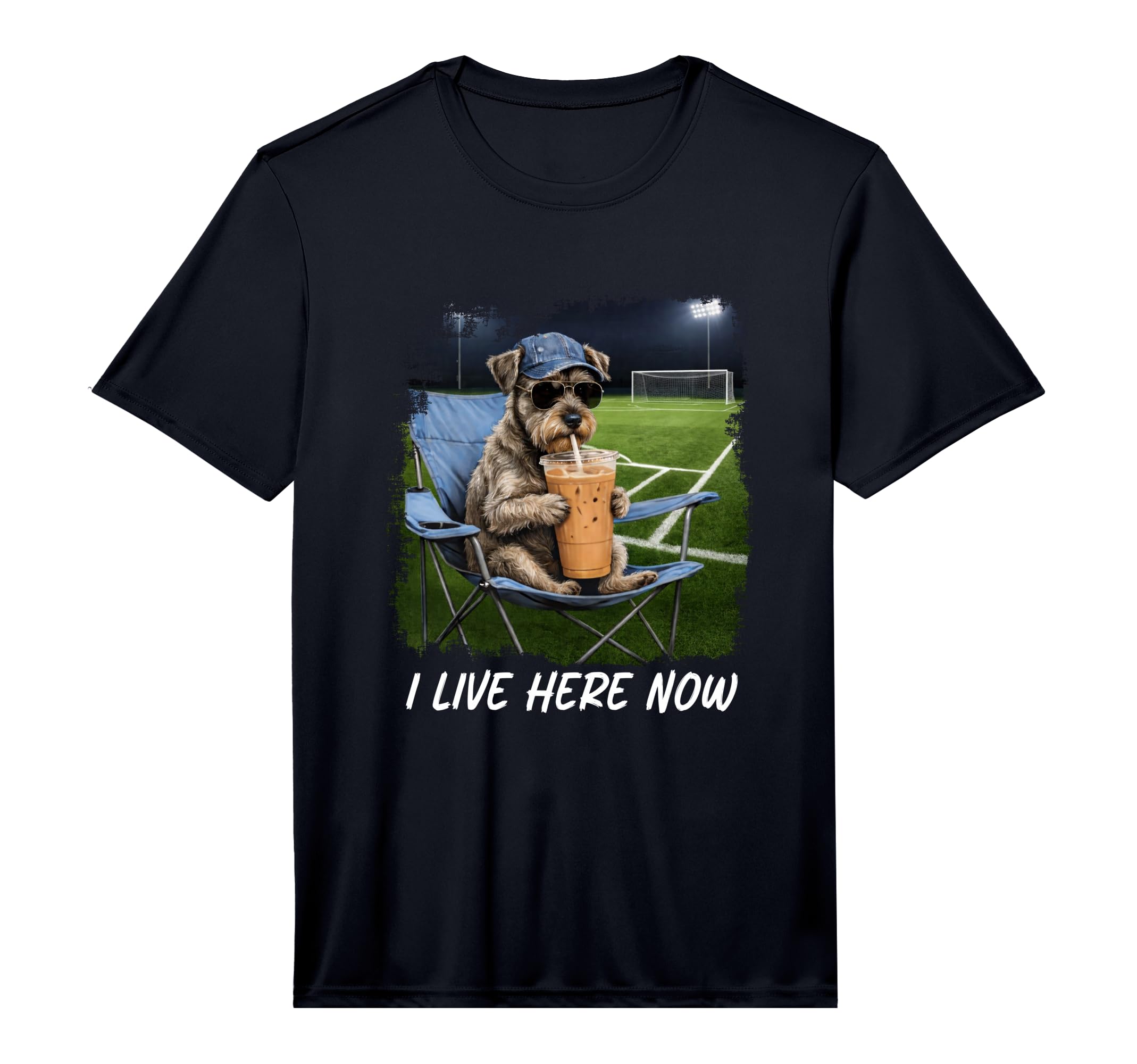 Soccer Dad I Live Here Now Soccer Mom T-Shirt - Minimalist Print Men Women - T-Shirt, Sweatshirt, Hoodie