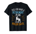 Retired Rollerskater Retired To T-Shirt - Minimalist Print for Adults - T-Shirt, Sweatshirt, Hoodie