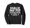 Hockey Goalie Pop Pop Ice Hockey Sweatshirt - Custom Art Print Men Women - T-Shirt, Sweatshirt, Hoodie