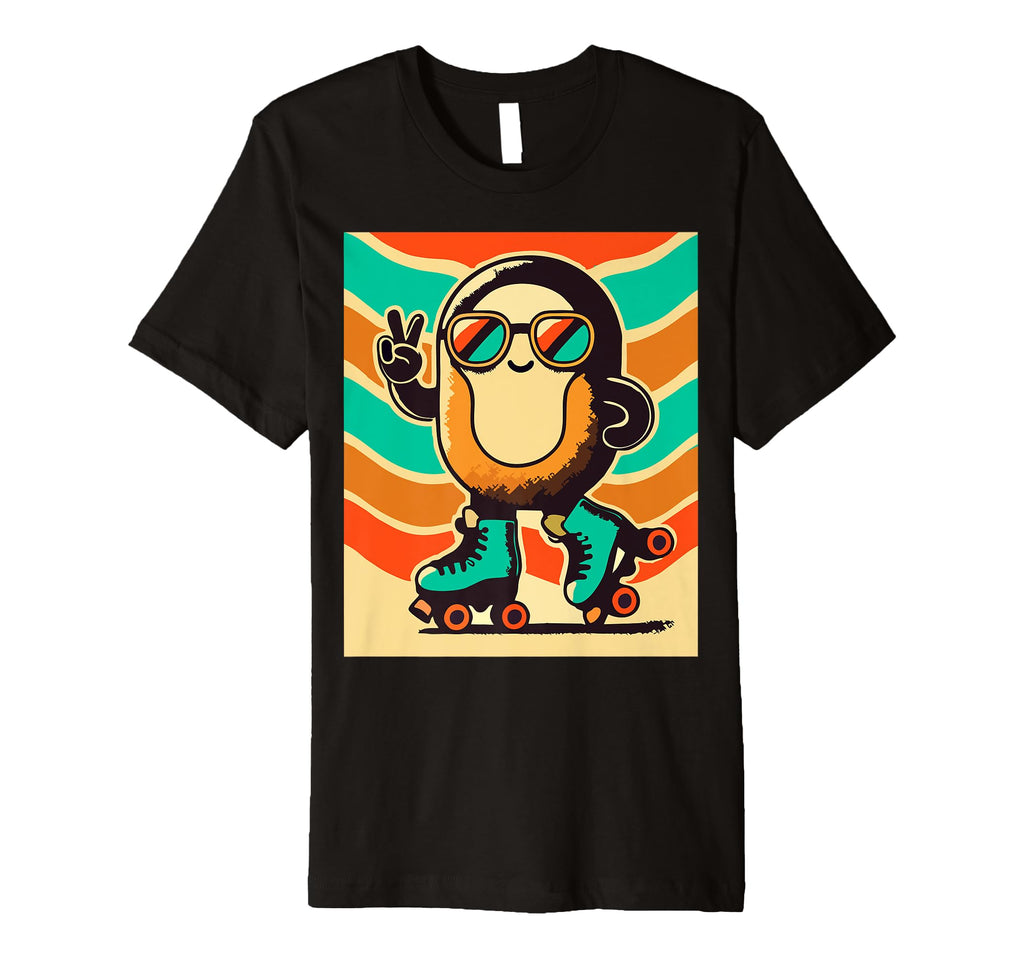 Anthropomorphic Musubi 70S Groovy T-Shirt - Streetwear Style for Adults - T-Shirt, Sweatshirt, Hoodie