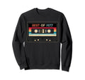 Best 1977 Colorful Cassette Tape Sweatshirt - Novelty Apparel for Adults - T-Shirt, Sweatshirt, Hoodie