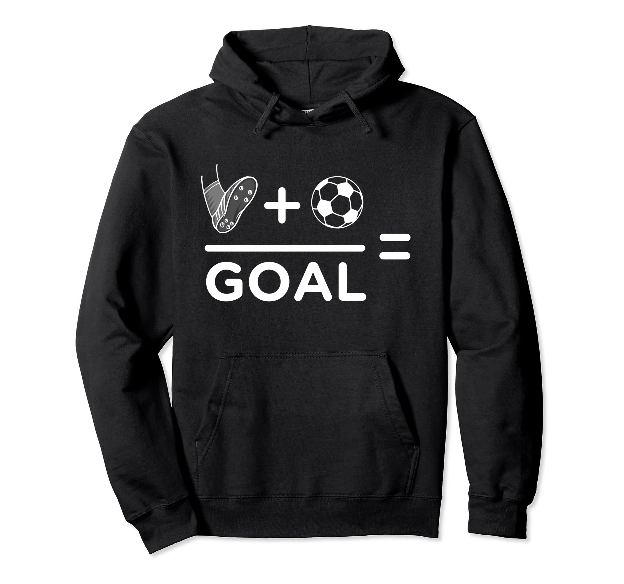 Funny Soccer Player Math Goal Lover Outfit Hoodie - Graphic Print Men Women - T-Shirt, Sweatshirt, Hoodie