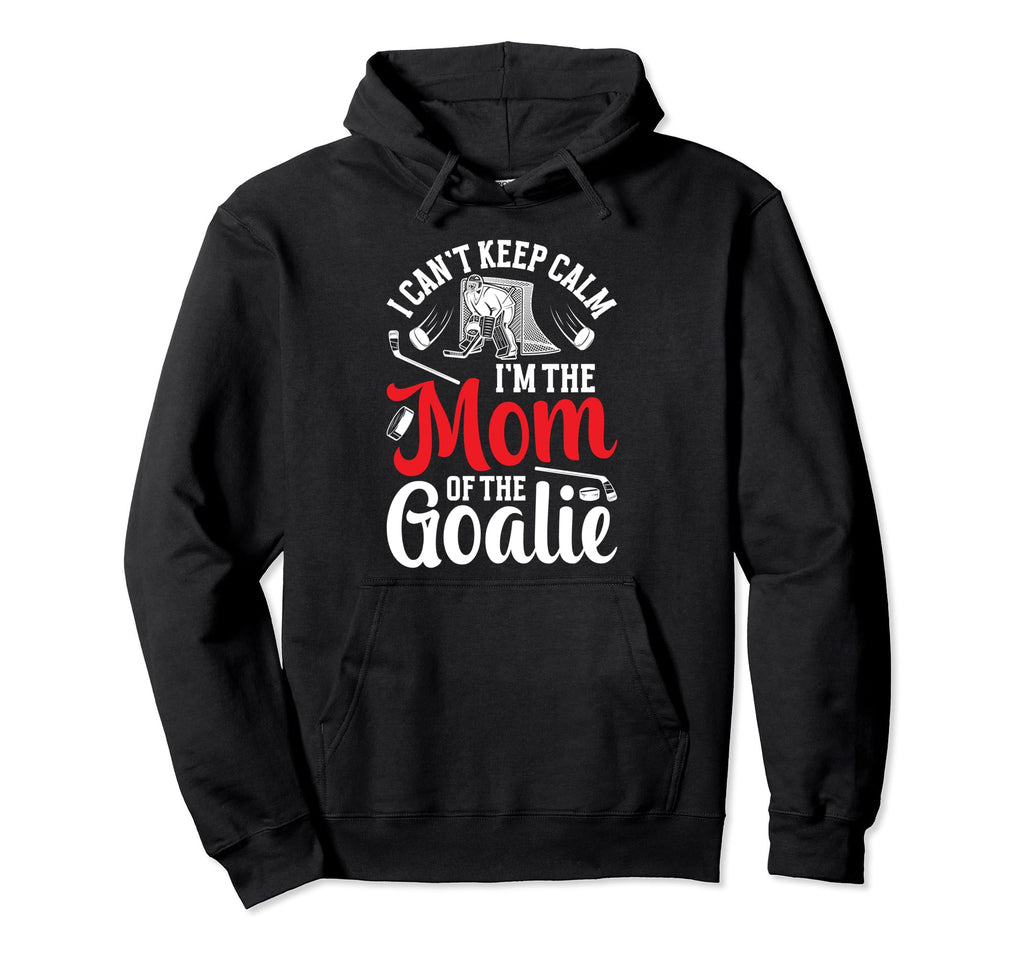 Im Hockey Goalkeeper Mom Hockey Hoodie - Minimalist Print for Adults - T-Shirt, Sweatshirt, Hoodie
