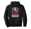 Im Hockey Goalkeeper Mom Hockey Hoodie - Minimalist Print for Adults - T-Shirt, Sweatshirt, Hoodie