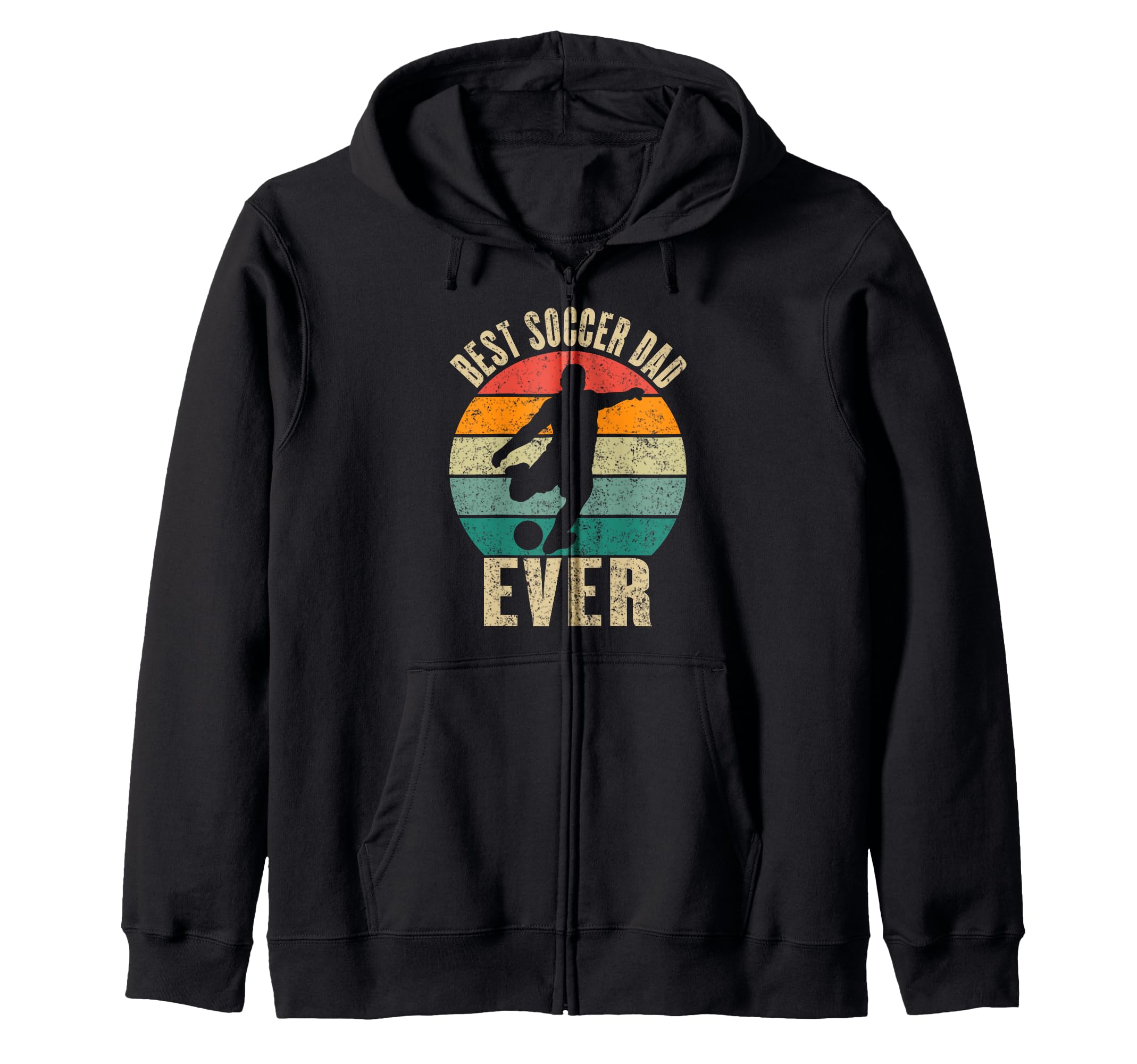 Best Soccer Dad Ever Father Sports Gift Sweatshirt - Graphic Print Unisex - T-Shirt, Sweatshirt, Hoodie