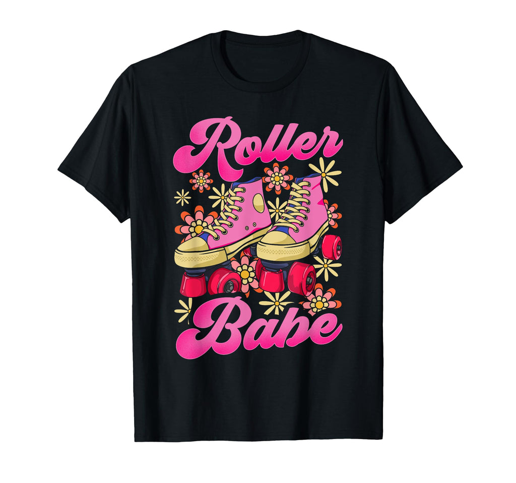 Roller Skating Skate 1970S Roller Babe T-Shirt - Trendy Graphic for Adults - T-Shirt, Sweatshirt, Hoodie