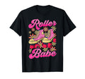 Roller Skating Skate 1970S Roller Babe T-Shirt - Trendy Graphic for Adults - T-Shirt, Sweatshirt, Hoodie