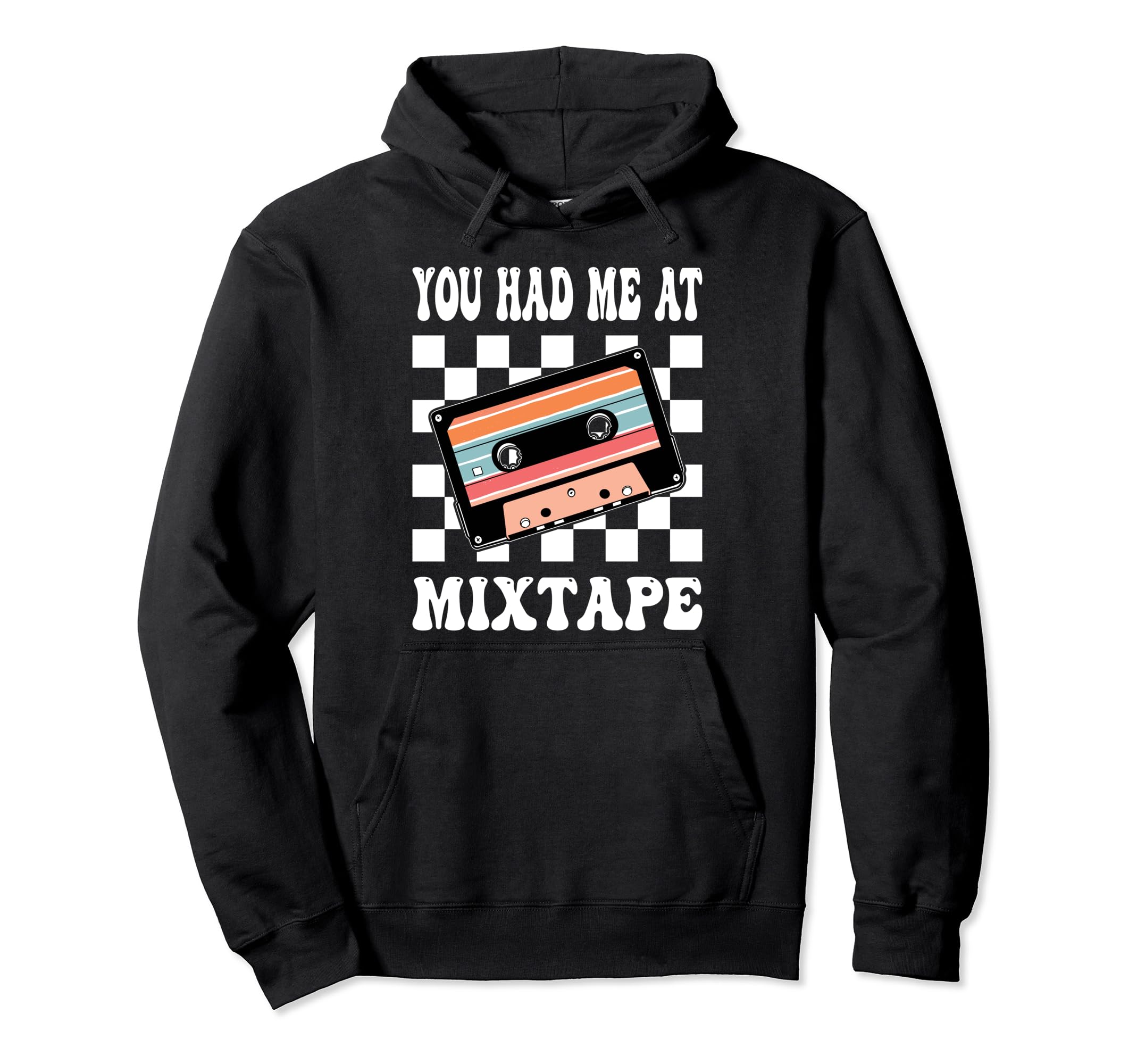 Mixtape 80 S Cassette Tape Hoodie - Custom Art Print Unisex - T-Shirt, Sweatshirt, Hoodie