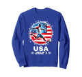 American Flag Soccer Team Soccer Sweatshirt - Custom Art Print for Adults - T-Shirt, Sweatshirt, Hoodie
