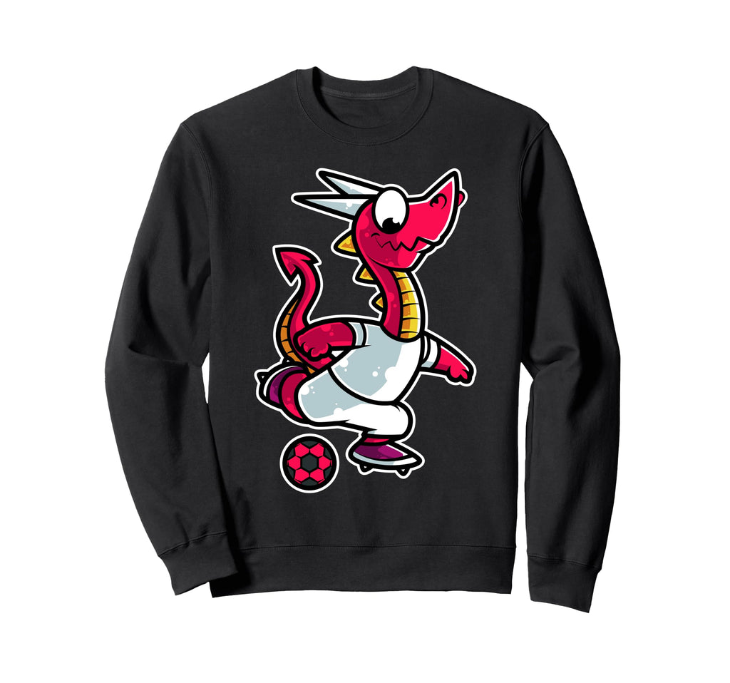 Dragon Football Game Day Funny Team Sweatshirt - Trendy Graphic Men Women - T-Shirt, Sweatshirt, Hoodie