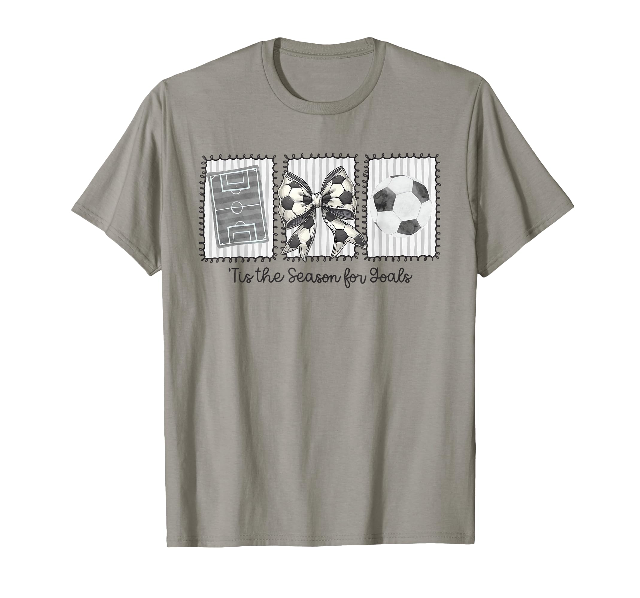 Funny Preppy Tis Season Soccer Stamps T-Shirt - Aesthetic Graphic Unisex - T-Shirt, Sweatshirt, Hoodie