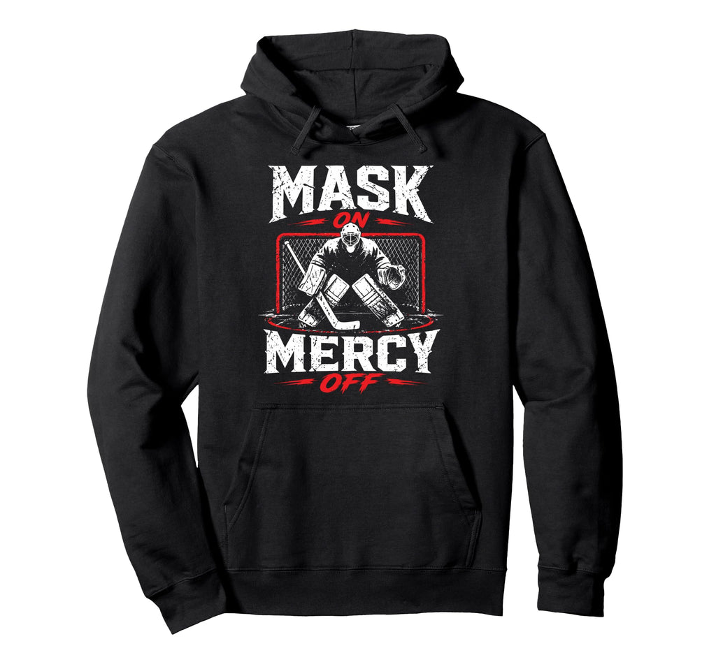 Ice Hockey Goalkeeper Mask Hockey Hoodie - Aesthetic Graphic Men Women - T-Shirt, Sweatshirt, Hoodie