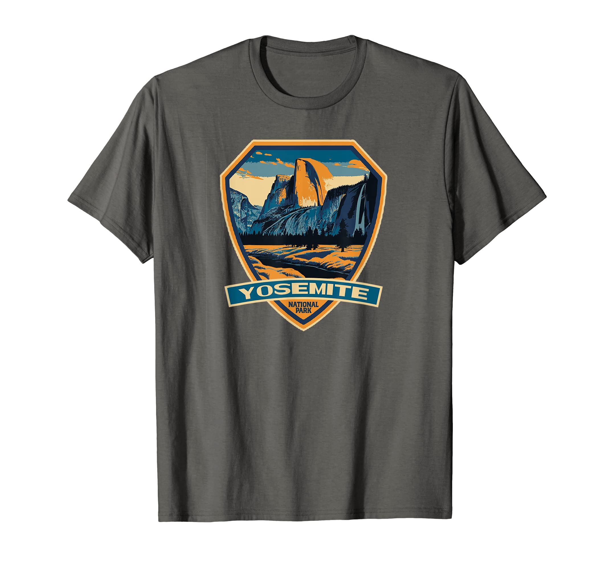 Yosemite National Park Wpa Badge T-Shirt - Trendy Graphic Unisex - T-Shirt, Sweatshirt, Hoodie