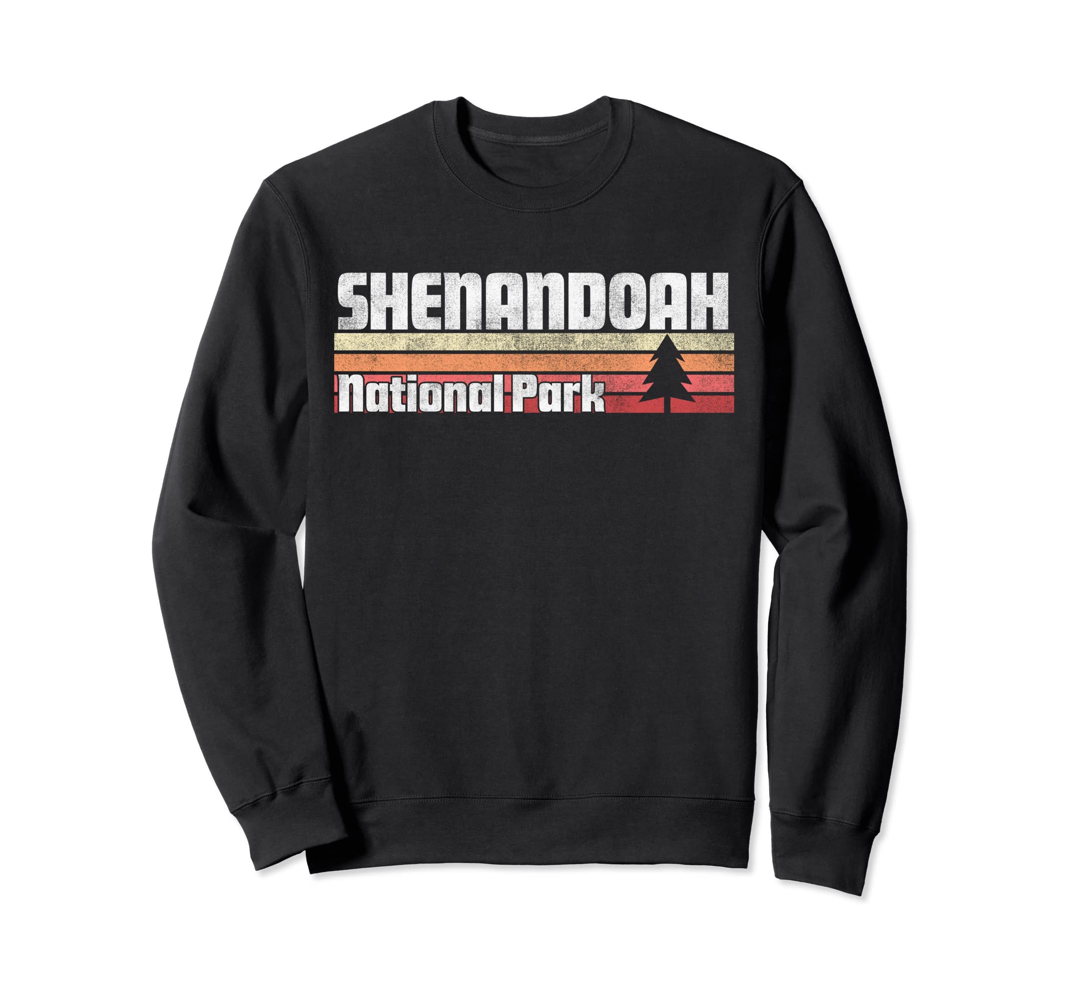 Shenandoah National Park 70S Sweatshirt - Casual Everyday Wear for Adults - T-Shirt, Sweatshirt, Hoodie