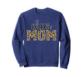 Cheer Mom Leopard Womens Proud Sweatshirt - Custom Art Print Men Women - T-Shirt, Sweatshirt, Hoodie