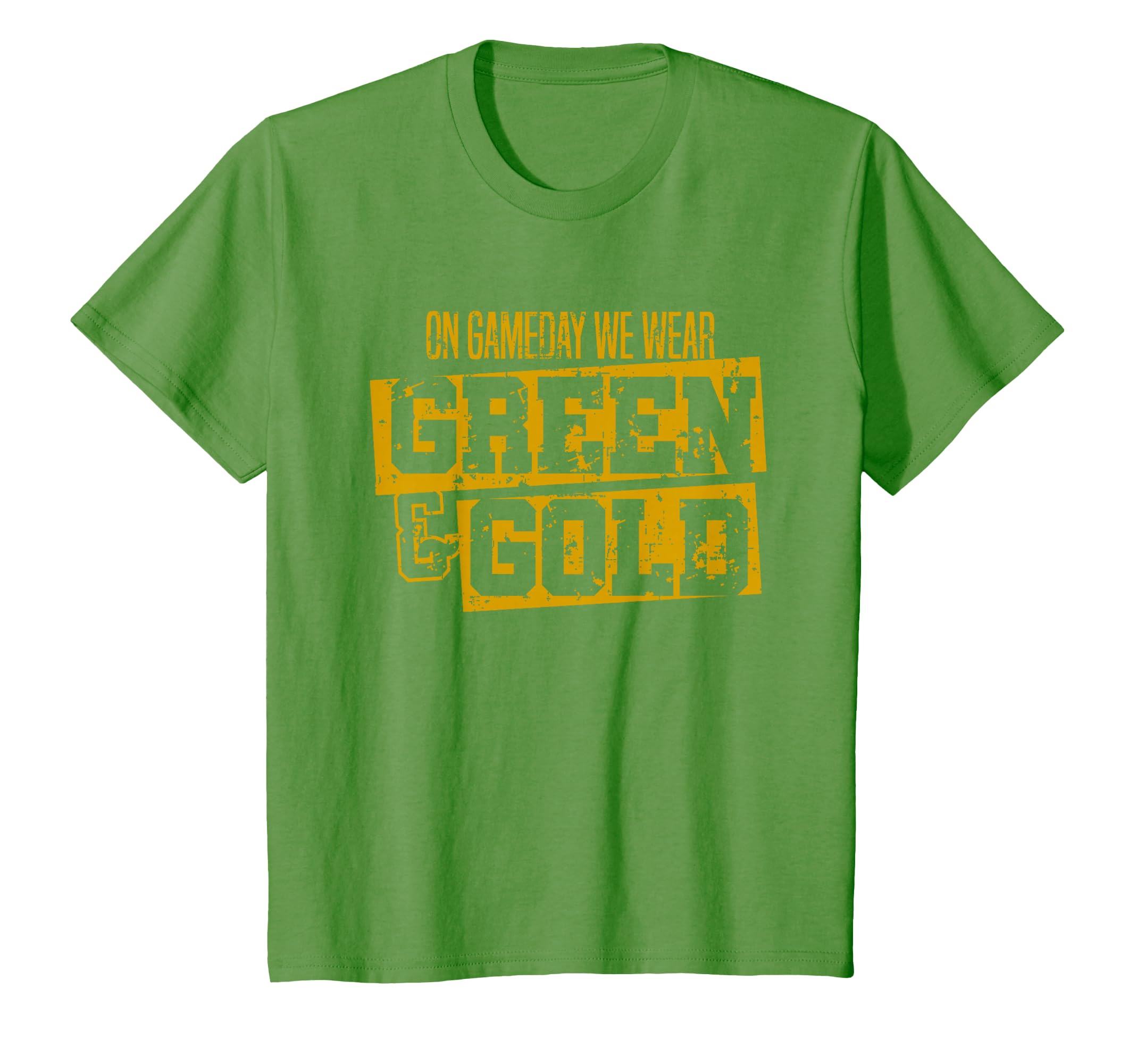 Green Gold Game Day Group High School T-Shirt - Trendy Graphic Unisex - T-Shirt, Sweatshirt, Hoodie
