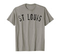 St Louis Distressed Black Text Sl T-Shirt - Unique Graphic for Adults - T-Shirt, Sweatshirt, Hoodie