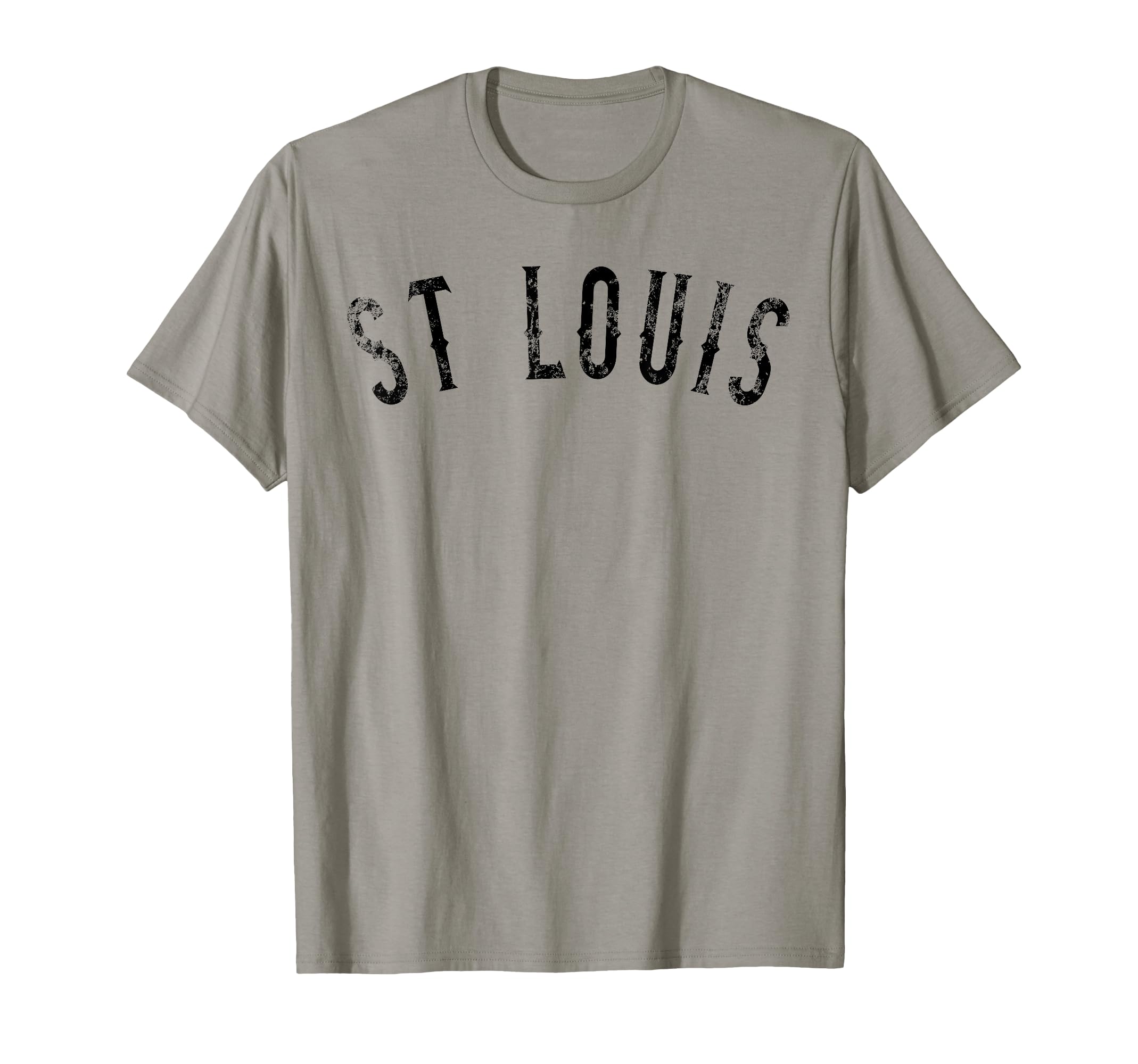 St Louis Distressed Black Text Sl T-Shirt - Unique Graphic for Adults - T-Shirt, Sweatshirt, Hoodie
