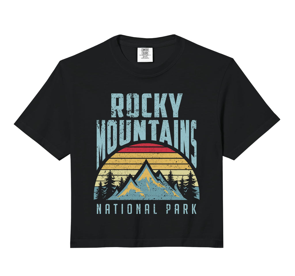 Rocky Mountains National Park Colorado Hoodie - Trendy Graphic for Adults - T-Shirt, Sweatshirt, Hoodie