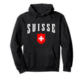 Switzerland Swiss Flag Hoodie - Custom Art Print Men Women - T-Shirt, Sweatshirt, Hoodie