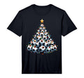 Santa Soccer Tree Football Soccer T-Shirt - Custom Art Print Men Women - T-Shirt, Sweatshirt, Hoodie