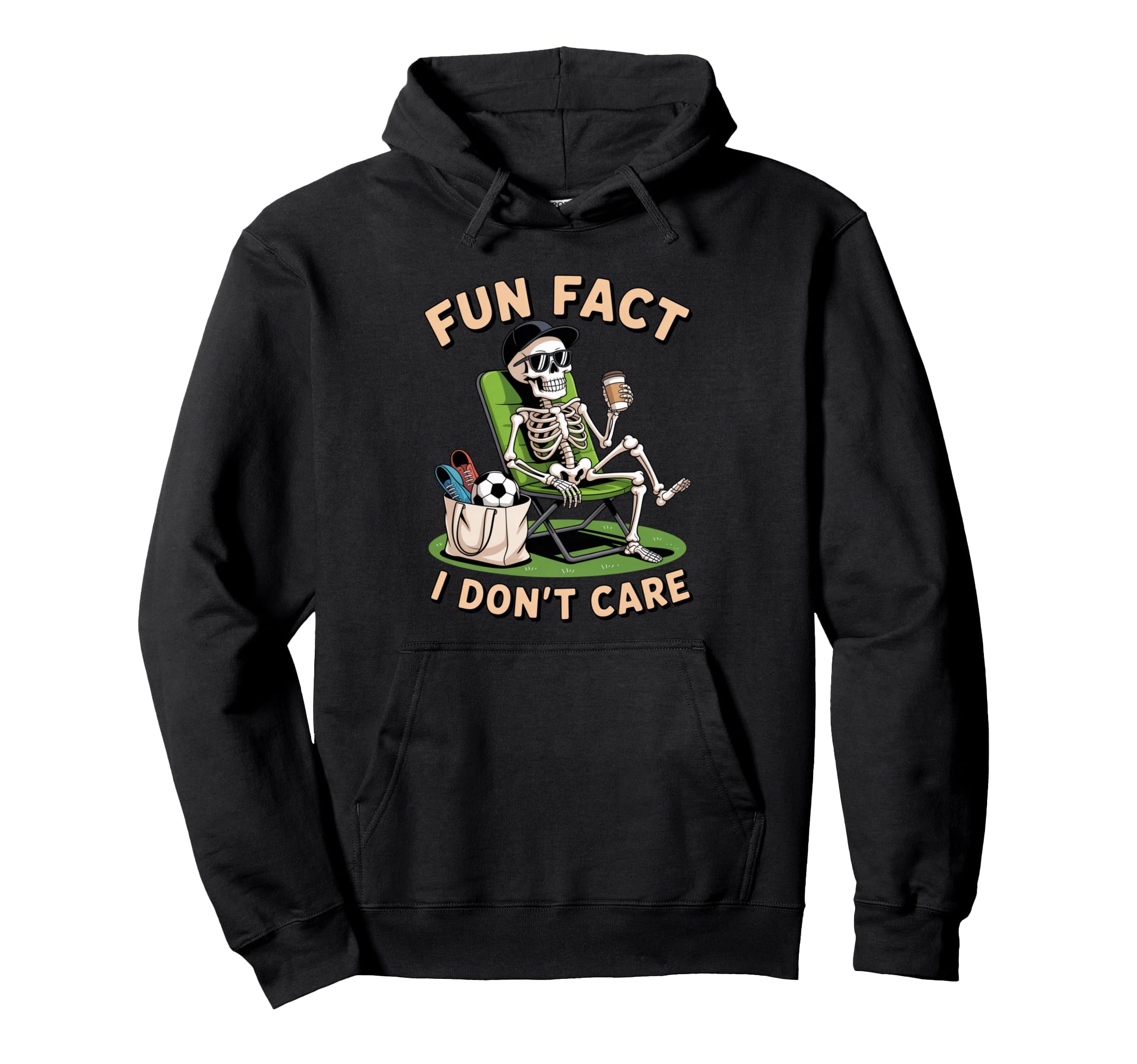 Funny Skeleton Soccer Dad Soccer Dad Hoodie - Minimalist Print for Adults - T-Shirt, Sweatshirt, Hoodie
