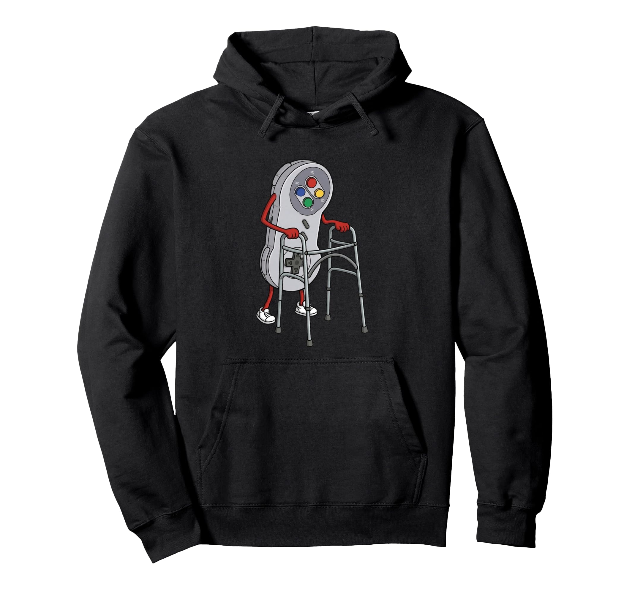 Funny Old Gamer Gaming 80S 90S Video Hoodie - Fun Novelty Design Unisex - T-Shirt, Sweatshirt, Hoodie