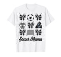 Soccer Mama Bow Soccer Mom Mommy T-Shirt - Fun Novelty Design Unisex - T-Shirt, Sweatshirt, Hoodie