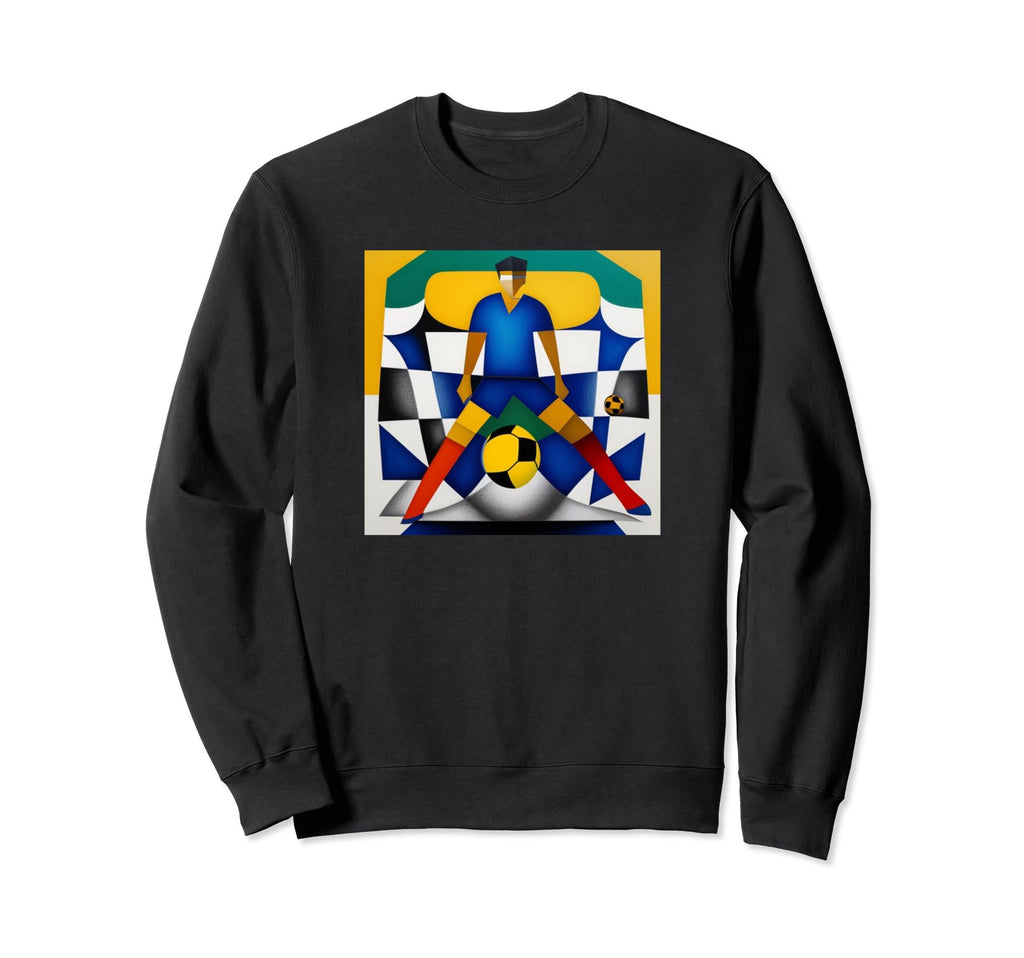 Soccer Player Team Sport Motif Colorful Sweatshirt - Trendy Graphic Unisex - T-Shirt, Sweatshirt, Hoodie