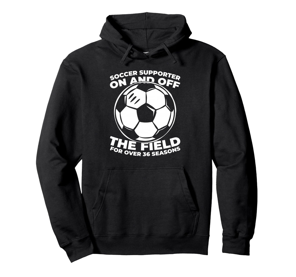 36Th Birthday Player Team Sports Soccer Hoodie - Graphic Print for Adults - T-Shirt, Sweatshirt, Hoodie