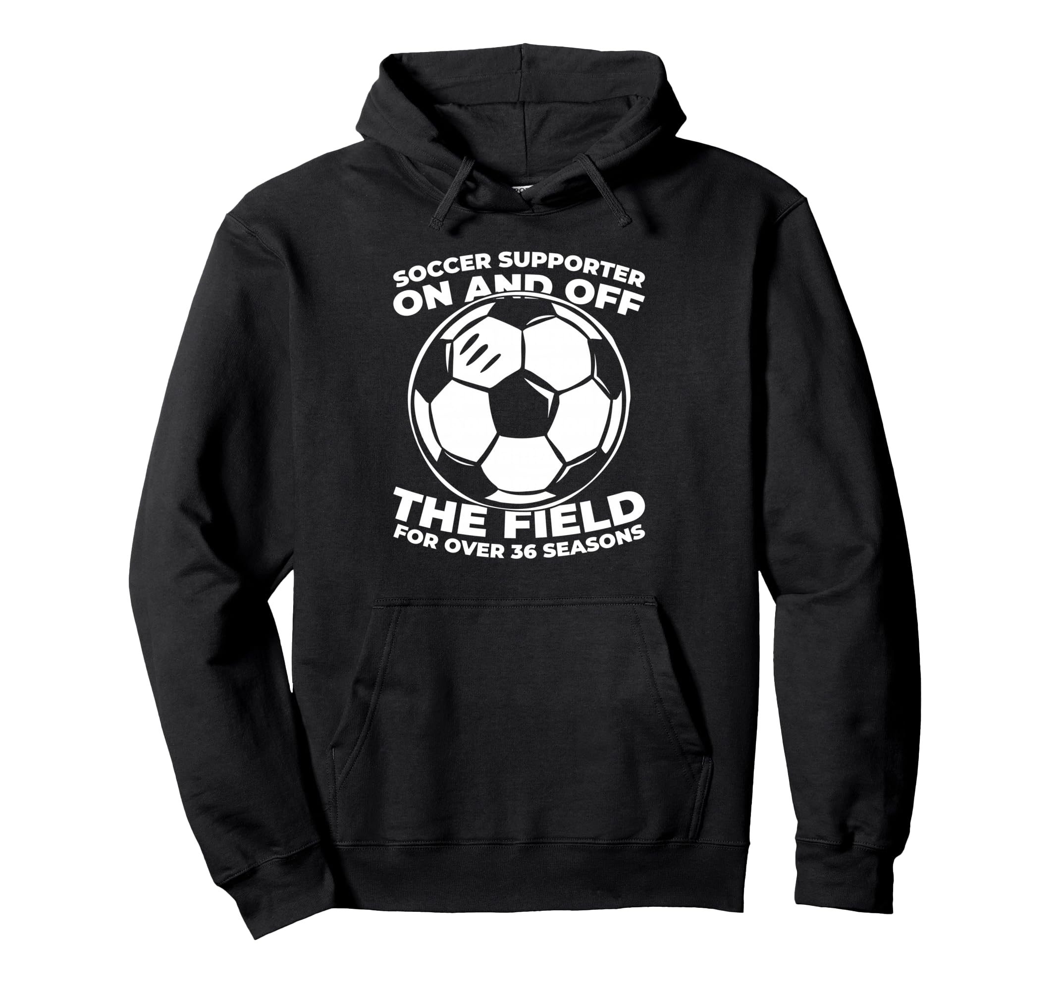 36Th Birthday Player Team Sports Soccer Hoodie - Graphic Print for Adults - T-Shirt, Sweatshirt, Hoodie