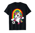 Unicorn Playing Soccer Lover Gift Co Hoodie - Aesthetic Graphic Men Women - T-Shirt, Sweatshirt, Hoodie