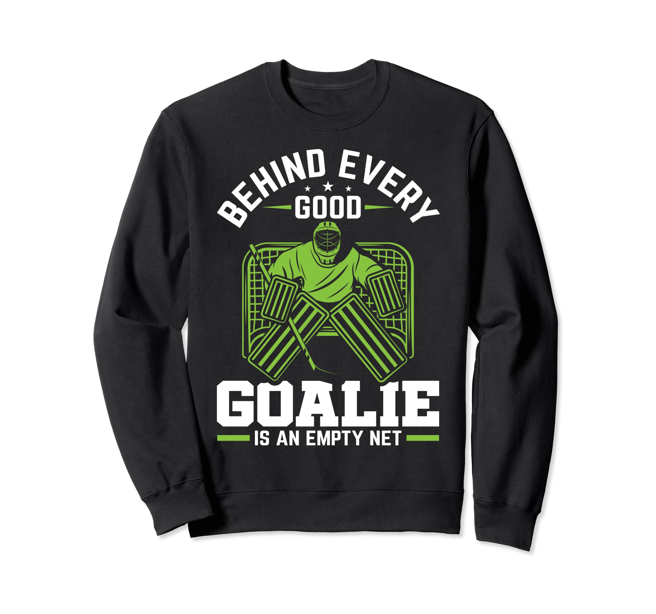 Hockey Goalkeeper Mask Player Sweatshirt - Fun Novelty Design Men Women - T-Shirt, Sweatshirt, Hoodie