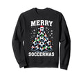 Merry Soccermas Funny Soccer Soccer Sweatshirt - Aesthetic Graphic Unisex - T-Shirt, Sweatshirt, Hoodie