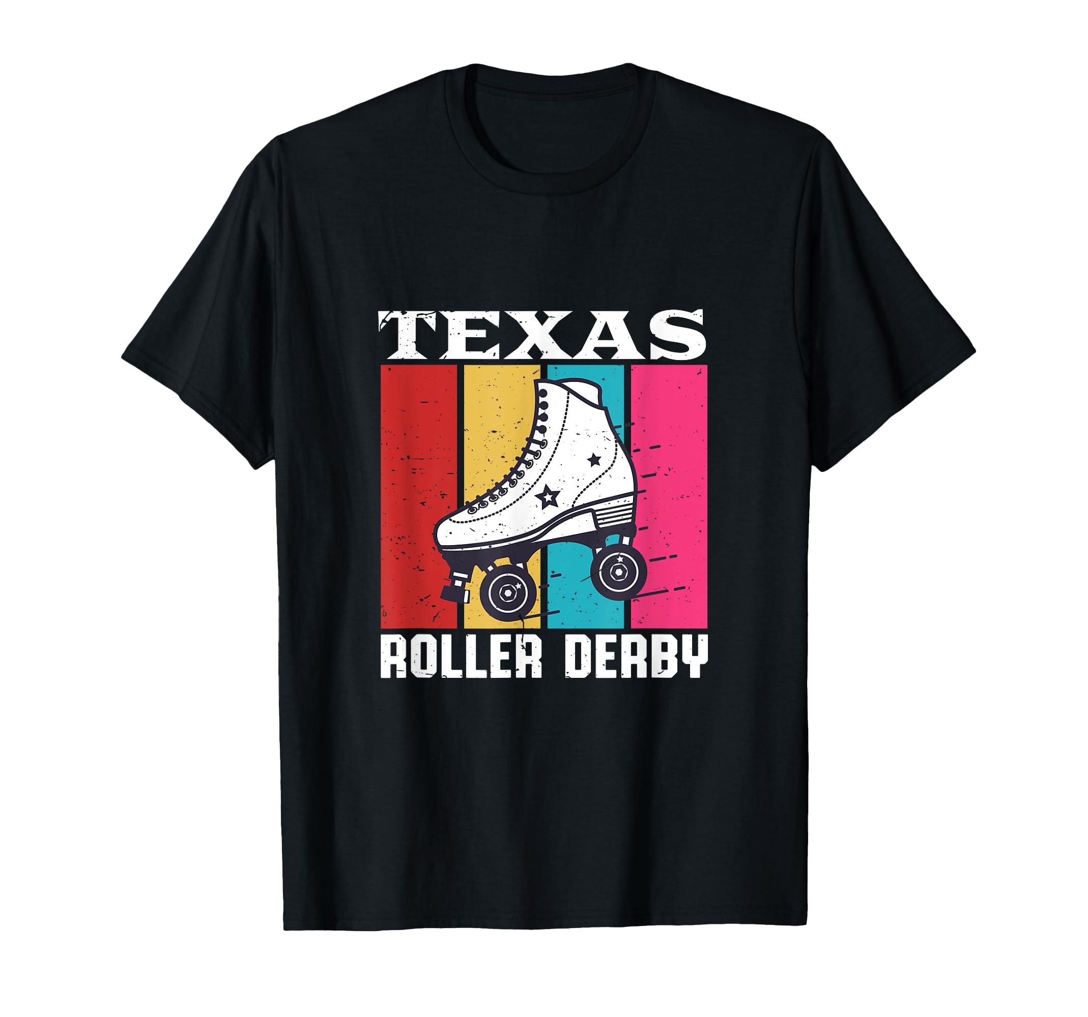 Texas Roller Derby Roller Skating T-Shirt - Trendy Graphic Unisex - T-Shirt, Sweatshirt, Hoodie