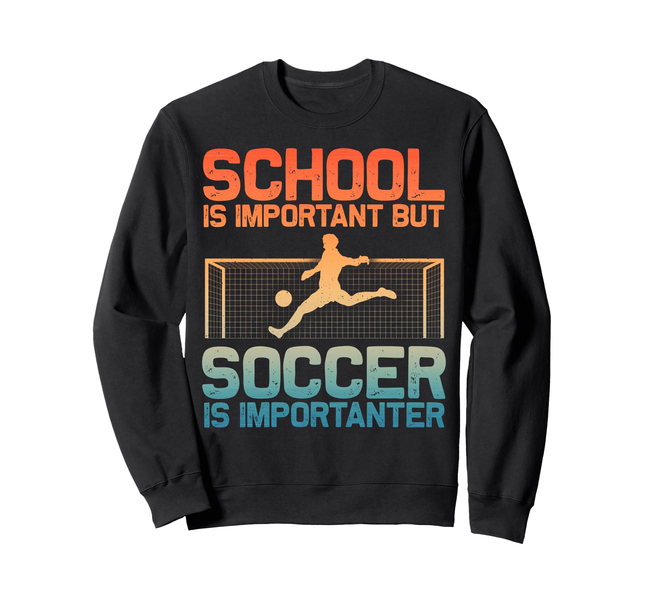 Funny Soccer Art Gag Soccer Sweatshirt - Aesthetic Graphic for Adults - T-Shirt, Sweatshirt, Hoodie