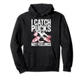 Funny Ice Hockey Goalkeeper Goalie Hockey Hoodie - Trendy Graphic Men Women - T-Shirt, Sweatshirt, Hoodie