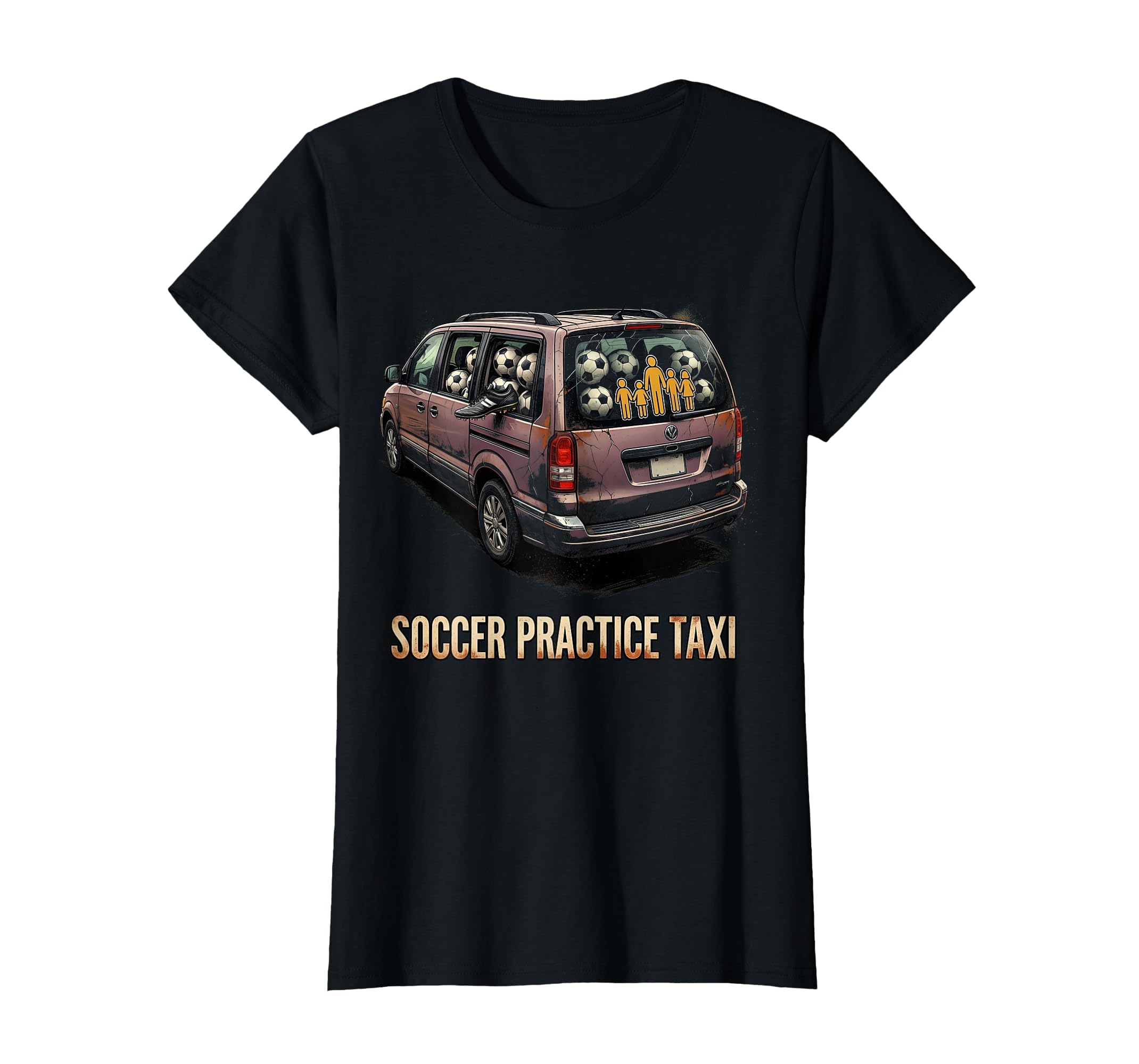 Soccer Practice Taxi 90S Tv Mom Vibes T-Shirt - Aesthetic Graphic Unisex - T-Shirt, Sweatshirt, Hoodie