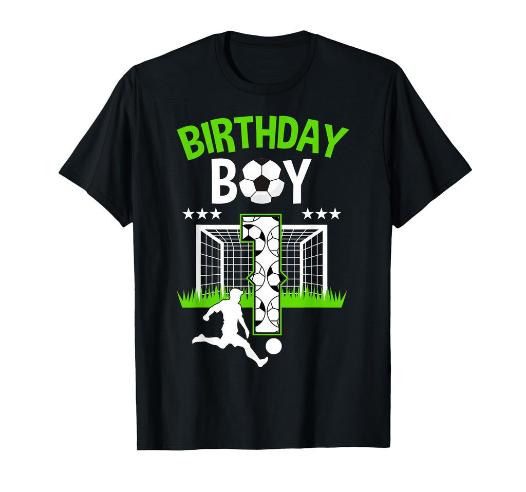 Birthday Soccer 1 Year Old Who Loves T-Shirt - Minimalist Print Men Women - T-Shirt, Sweatshirt, Hoodie