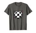 Soccer Ball Heart Mom Fan Casual T-Shirt - Trendy Graphic for Adults - T-Shirt, Sweatshirt, Hoodie