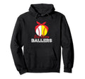 Busy Raising Ballers Mom Mother Hoodie - Aesthetic Graphic Men Women - T-Shirt, Sweatshirt, Hoodie