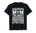 Funny Hockey Goalkeeper Mom Hockey T-Shirt - Minimalist Print for Adults - T-Shirt, Sweatshirt, Hoodie