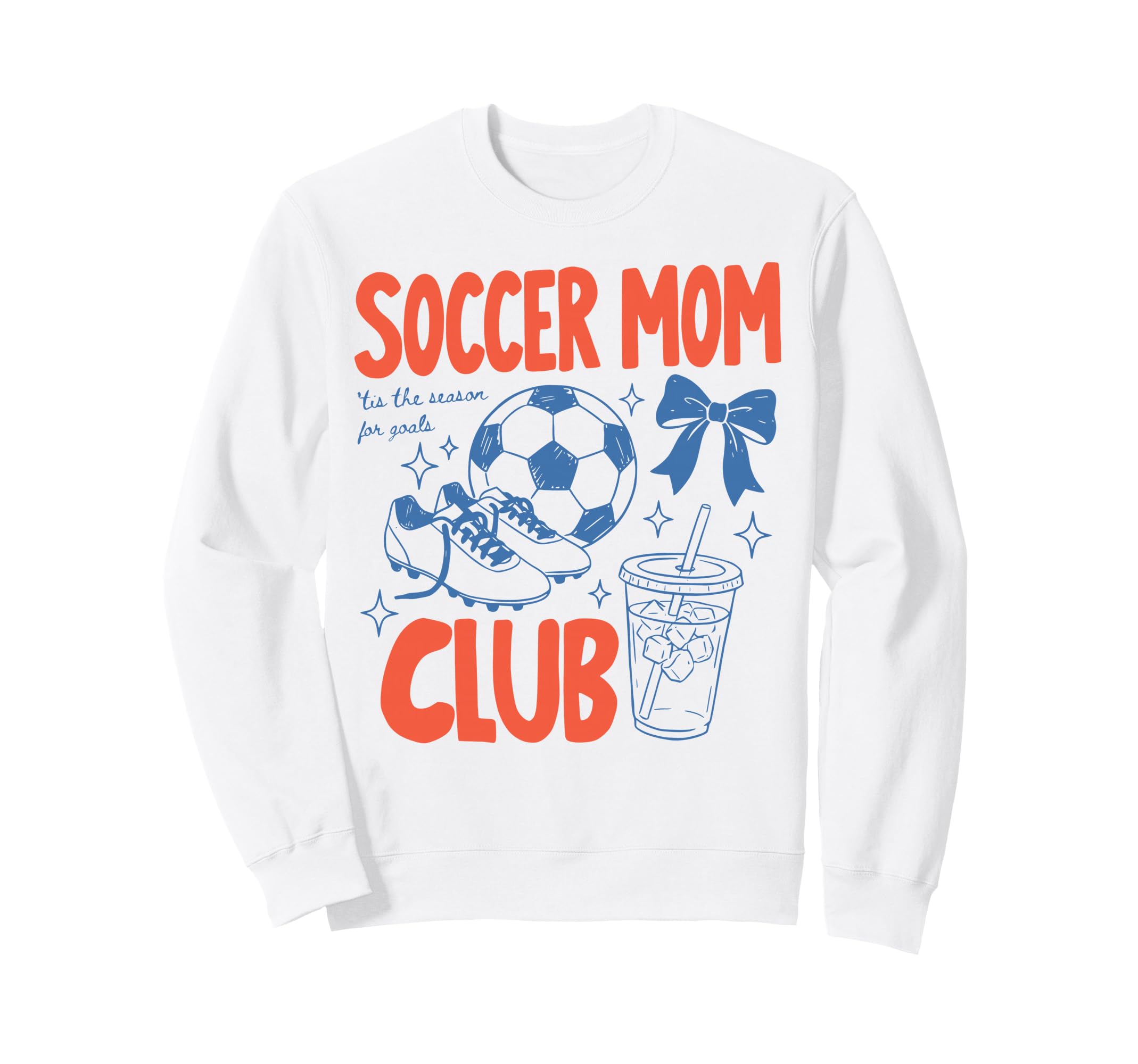 Soccer Moms Club Game Day Baller Sweatshirt - Minimalist Print Men Women - T-Shirt, Sweatshirt, Hoodie