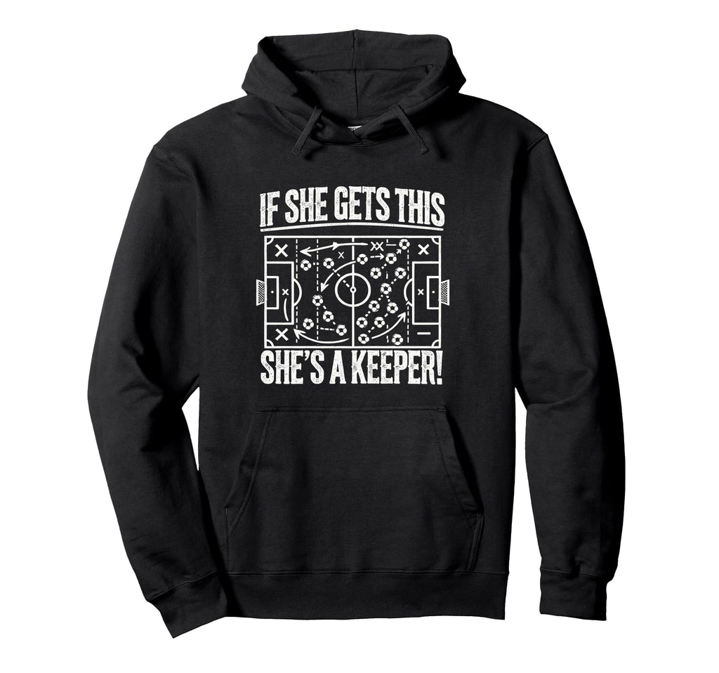 Soccer Goalie Art Soccer Coach Gifts Gag Hoodie - Aesthetic Graphic Unisex - T-Shirt, Sweatshirt, Hoodie