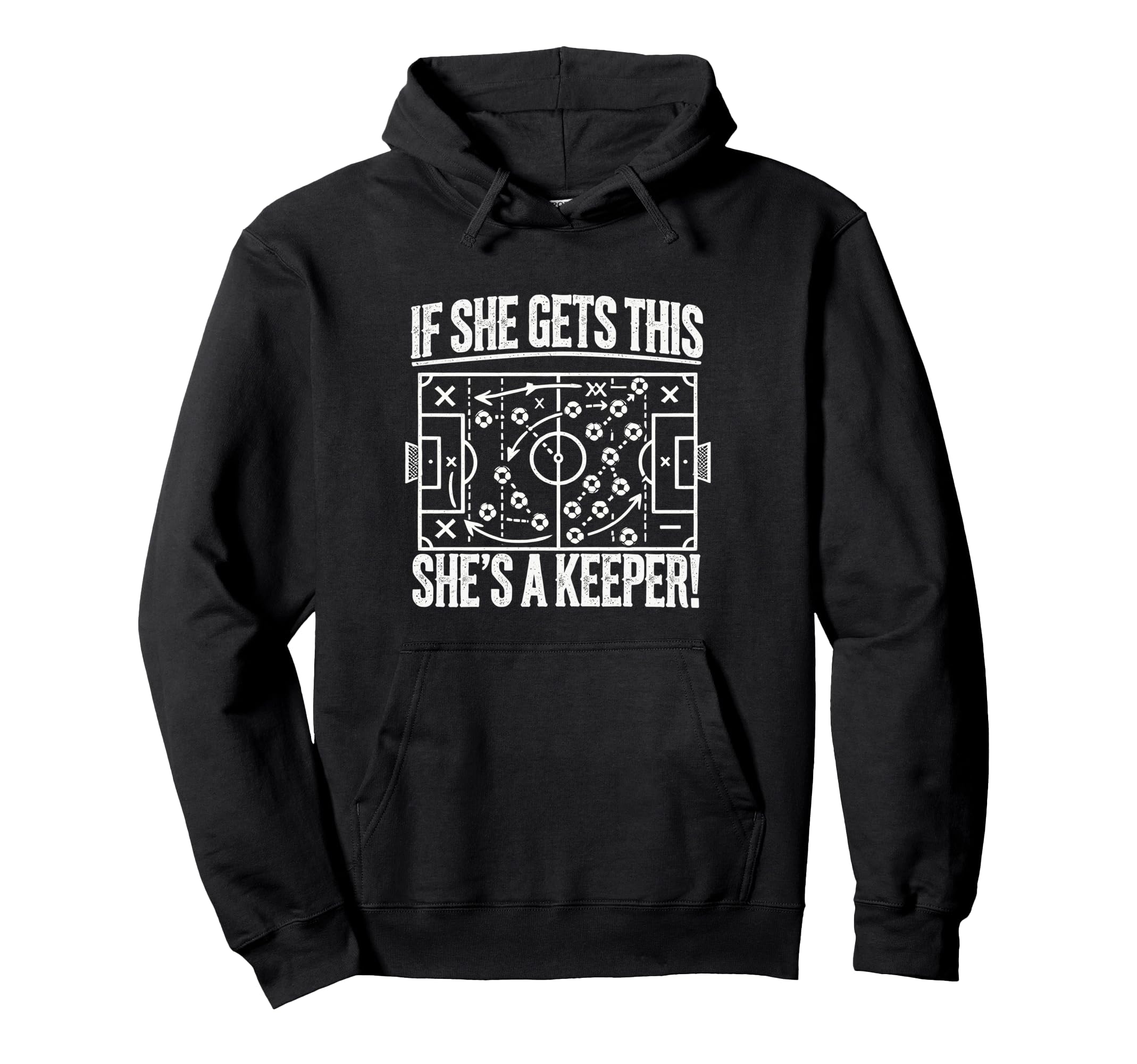 Soccer Goalie Art Soccer Coach Gifts Gag Hoodie - Aesthetic Graphic Unisex - T-Shirt, Sweatshirt, Hoodie