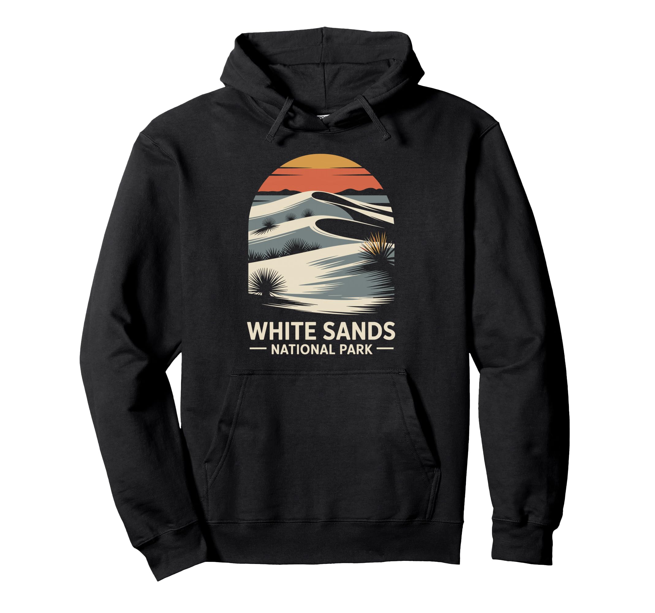 White Sands National Park New Mexico Hoodie - Fun Novelty Design Men Women - T-Shirt, Sweatshirt, Hoodie