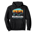 Badlands National Park Bison South Dakota Hoodie - Graphic Print for Adults - T-Shirt, Sweatshirt, Hoodie