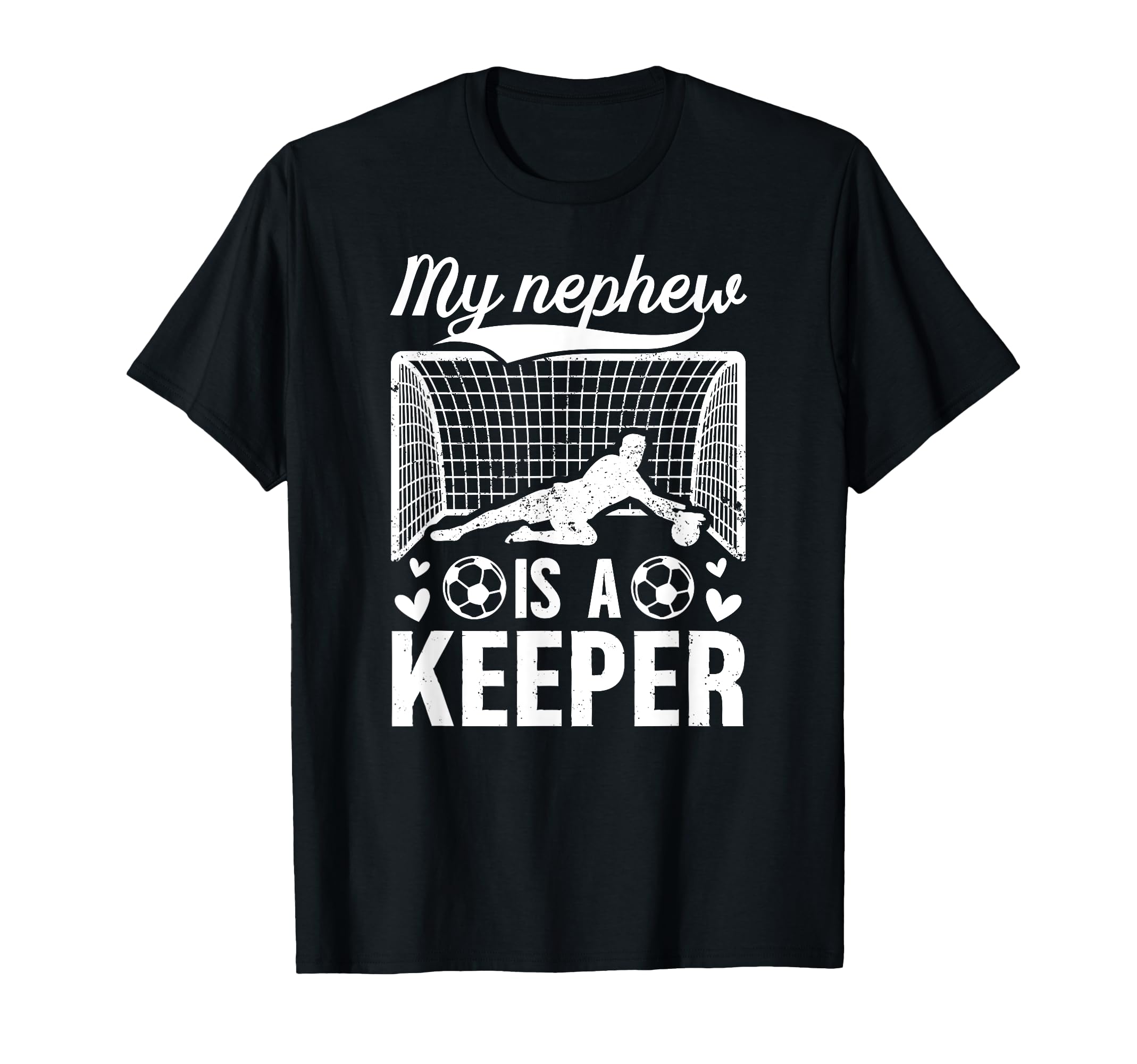 My Nephew Soccer Keeper Aunt Soccer T-Shirt - Aesthetic Graphic for Adults - T-Shirt, Sweatshirt, Hoodie